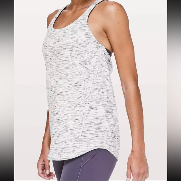 Lululemon Moment to Movement 2 in 1 Tank Top Built in Sport Bra Strappy size 6 - Picture 5 of 13